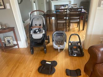 Chicco Corso Primo ClearTex Modular Travel System – Hazelnut – Excellent Condition