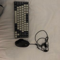 Gaming Keyboard With Logitech Gaming Mouse