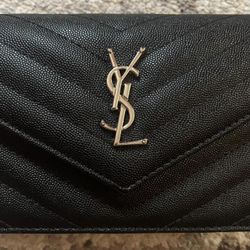 Luxury women's black crossbody bag