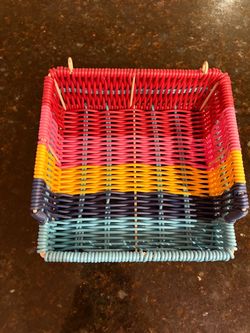 Colorful napkin holder