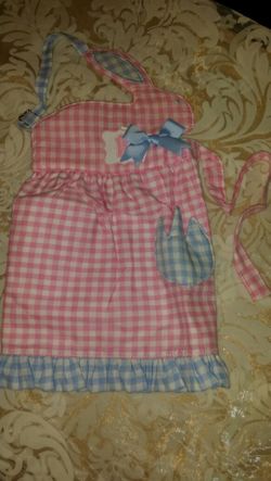 Cutest bunny apron Ever By Mud Pie