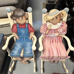 Custom Made And Numbered Baby Furniture Rocker