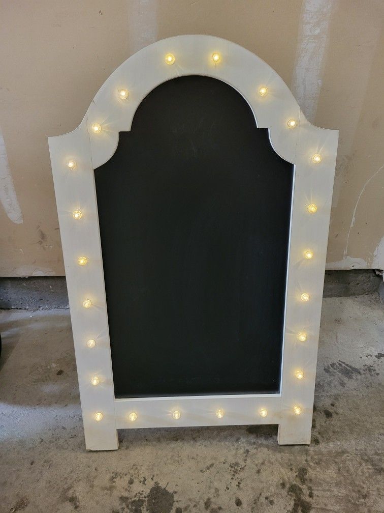 Marquee Chalkboard Sign