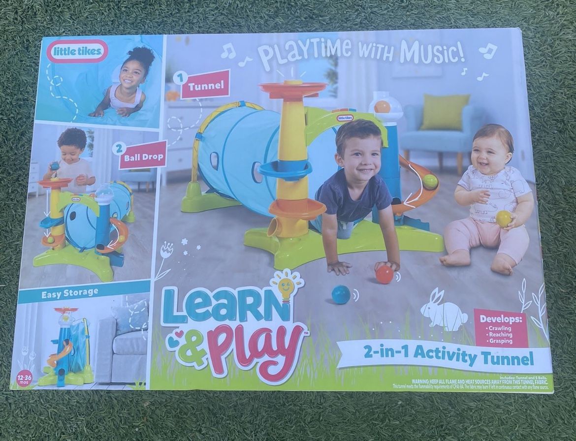 Little Tikes 2-in-1 Activity Tunnel