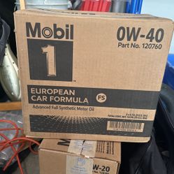 O-40 Engine oil. 