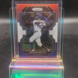 Mookie Betts Red White And Blue Prizm 