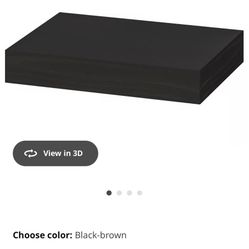 IKEA LACK Wall shelf, black-brown, 11 3/4x10 1/4 " Set Of 2 