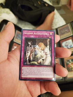 Yu-Gi-Oh Solemn Accusation 1st Edition