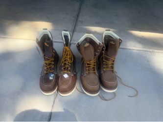 10.5 steel toe Thorogood boots. Both brand new.