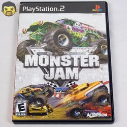 Monster Jam PS2 (Sony PlayStation 2, 2007) Tested & Working FAST SHIPPING!