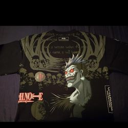 CivilRegime Ryuk's Fatal Stare "Side By Side" Dungeon Tee in Black 2XL