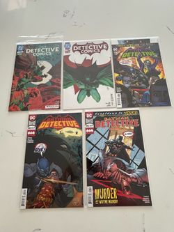 Detective Comics #995, 1003,1008,1090,1095 All Cover As, 1st Volumes. VF/NM