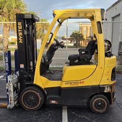 Hyster Forklift 4000 Lbs Capacity Double Pallet Attachment 