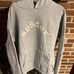 Gray spider hoodie  rimestone-xl