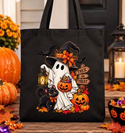 Halloween & Fall Cozy Seasonal Tote Bags