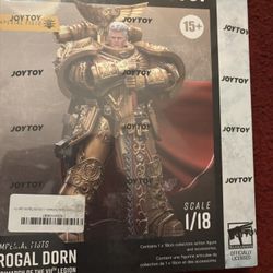 JoyToy Warhammer The Horus Heresy Rogal Dorn Imperial Fists 1/18 Action Figure
