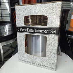 Kraftware Vintage 5 Pc. Entertainment Set