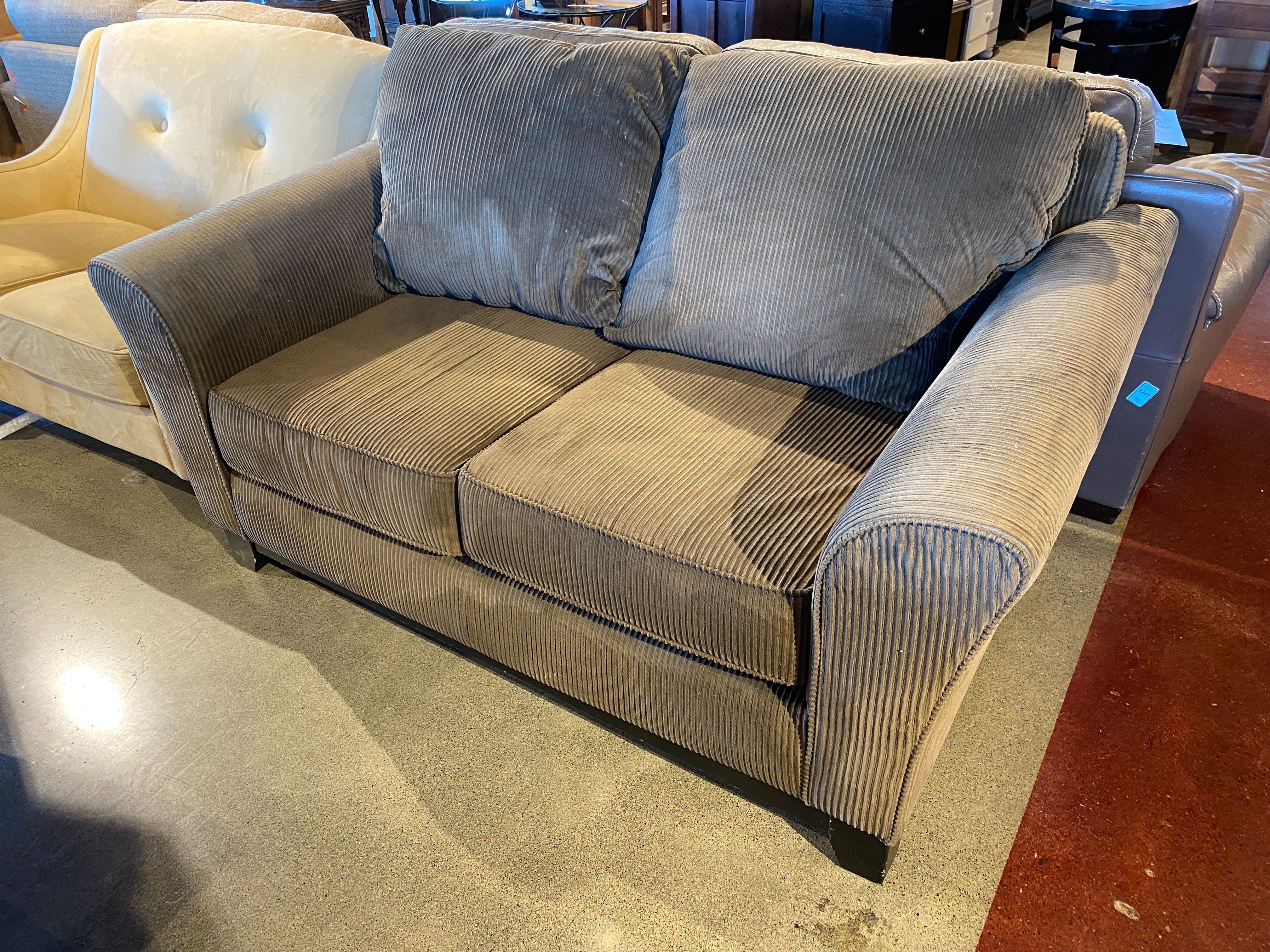 Cocoa Brown Loveseat