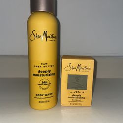 SheaMoisture Body Wash And Bar Soap 