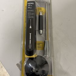 Scosche CB Radio Antenna Standard CB201 Magnetic Base 26" Mast 10ft Cable NOB