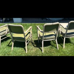 5. Retro green chairs  chairs.   heavy duty.  