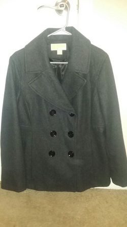 Michael Kors Ladies Gray double-breasted peacoat sz XL, Excellent like new condition. Worn 2-3 times at most. Only $65obo