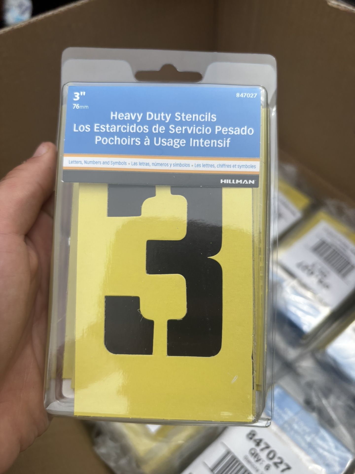 847027 3-Inch Numbers, Letters, and Punctuation Combo Stencil Set