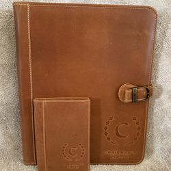 Chairmans circle Canyon Leather Folder/Media Holder