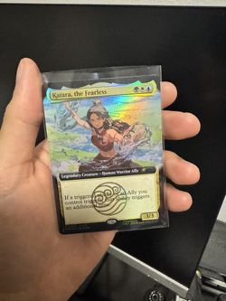 Magic The Gathering SDCC Katara, the Fearless Promo Avatar The Last Airbender - In Hand