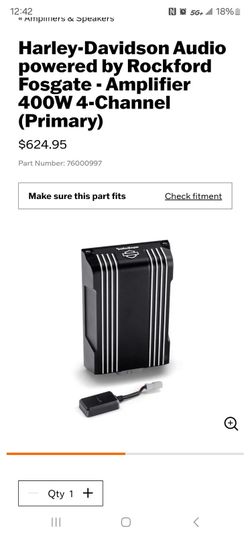 Harley Davidson Audio By Rockford Fosgate Amplifier