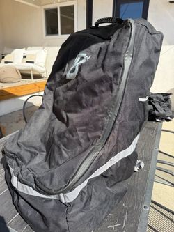 Car seat travel backpack