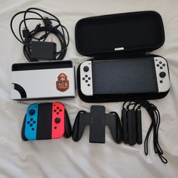 Nintendo Switch Oled With Extra Controller