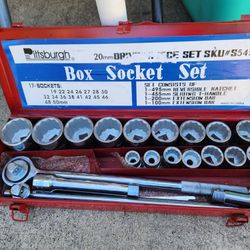Pittsburgh 20mm Box Socket Set
