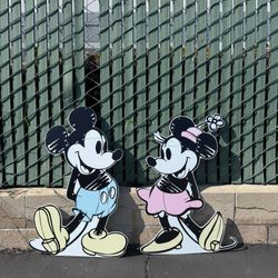 Mickey And Minnie Party Decor Props