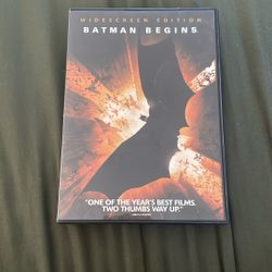 Batman Begins DVD 