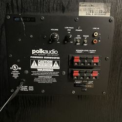 Polk PSW 10 Subwoofer brings music & movies to life. 10" front-firing Dynamic Balance NEW Grill