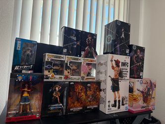 Anime figures and funko pops