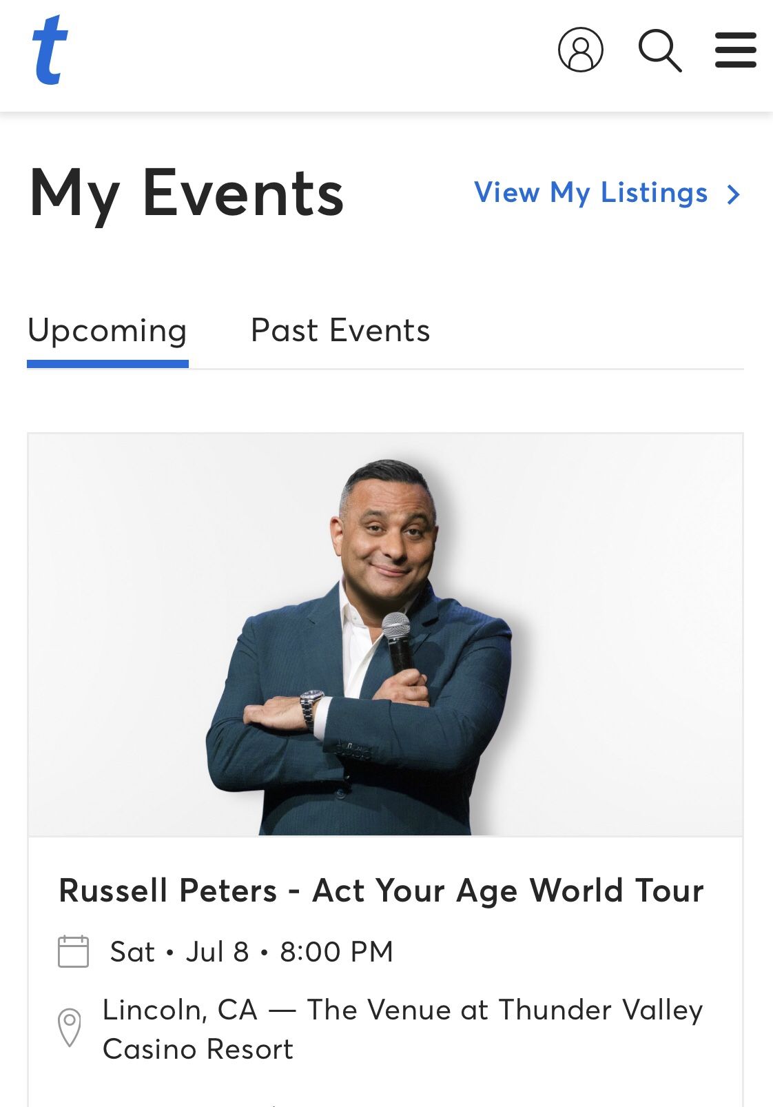 Russel Peters Thunder Valley