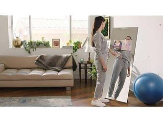 Capstone Touch Screen Smart Mirror 22.5in x 60 in - Full Length WI-FI/Bluetooth/Casting/Streaming