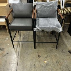 CHITA Modern Counter Stools Set of 2,（small damage)