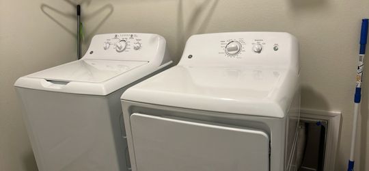 GE WASHING MACHINE & ELECTRIC DRYER