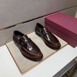 Ferragamo Men’s Leather Shoes With Box 2026 New 
