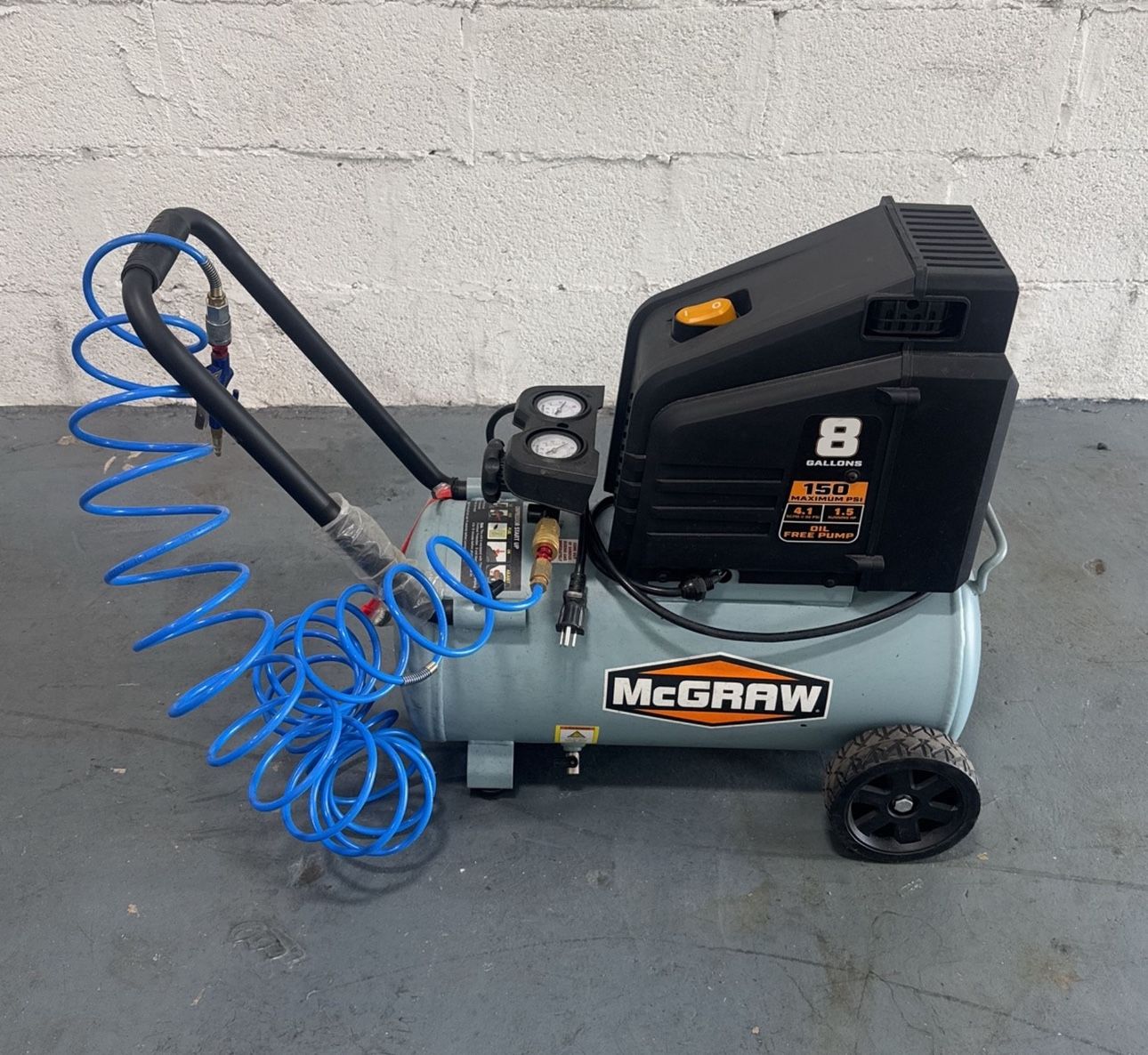Compresor de aire McGRAW 8 galones - 150 PSI