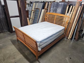 Queen bed and mattress