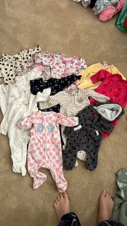 Baby Girl Sleeper & Pajama Lot – $3 Each or $20 for All