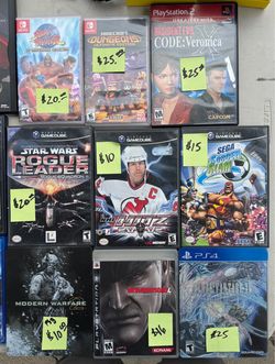 Nintendo/PS2/PS3/PS4