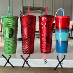 Starbucks Cold Cup Tumblers with Straws