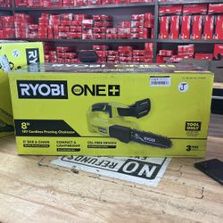 RYOBI ONE+ 18V 8 in. Battery Pruning Chainsaw