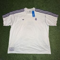 adidas Real Madrid Terrace Icons Soccer Jersey Men's JF2581