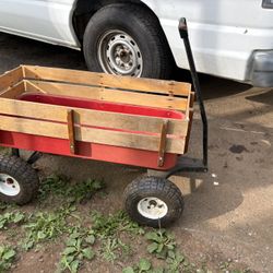 Red wagon (rust inside) still works great!
